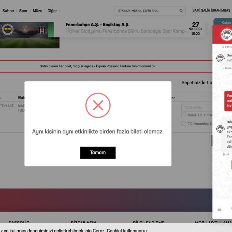 Passolig'in Bilet Alırkenki Saçmalıkları