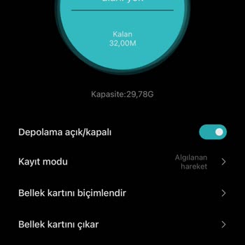 Xiaomi 360 2K Ev Kamerası Kayıt Hatası