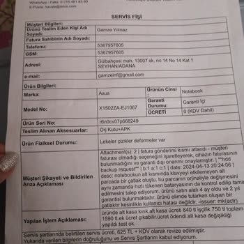 Asus Notebook Servisi (444 56 33) Asus Yetkili Servis Rezilli Gi! SMS Infocom