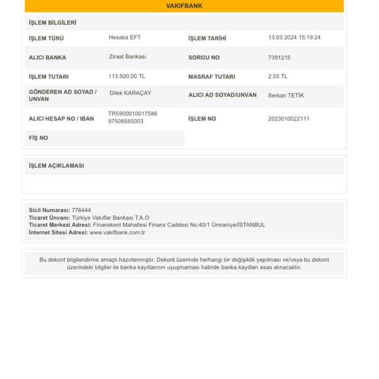 Dilek Karaçay Group Bahis Danışmanlık Grup Tarafından Kazancımın Aktarılması