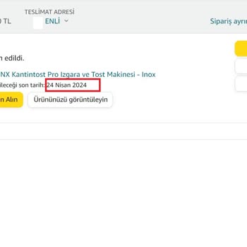 Amazon Ürün Değişim Sorunu