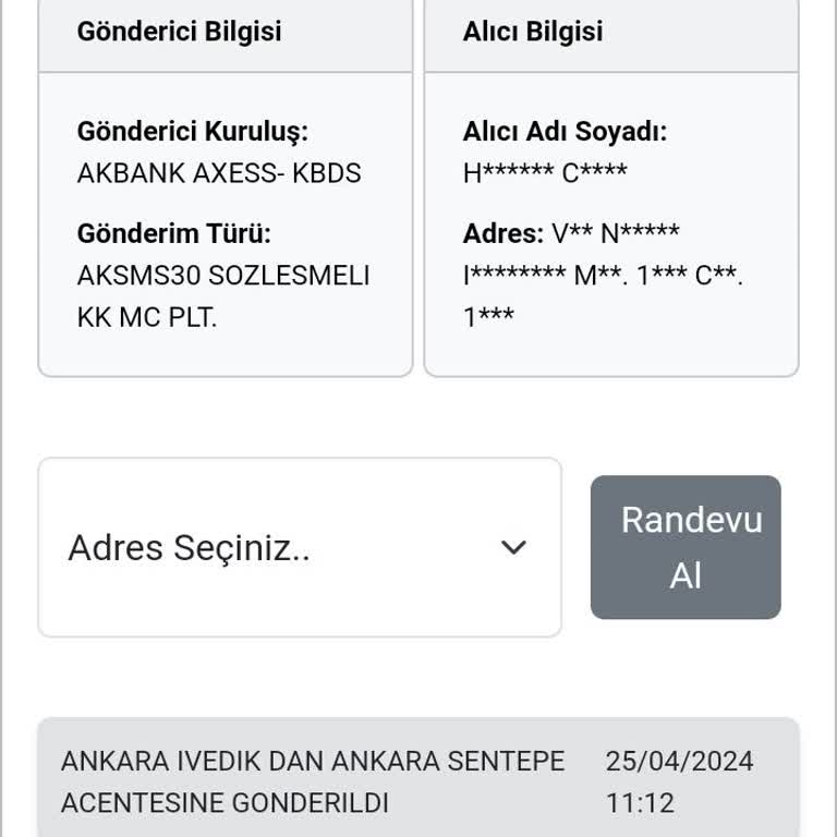 Kuryenet Kredi Kartımı Getirmedi Hala Akbank Kredi Kartı Ankara