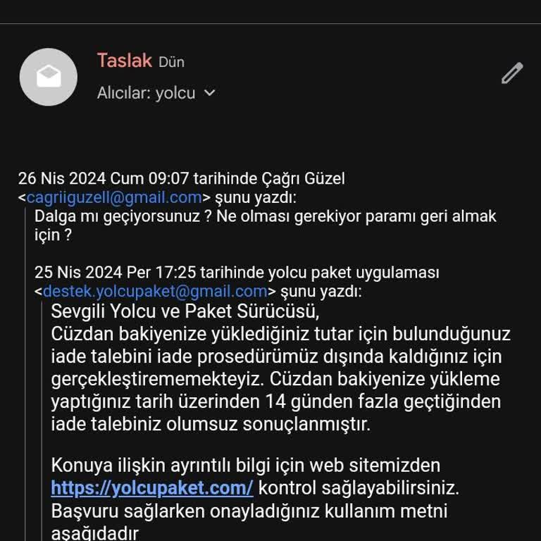 Yolcu Paket (yolcupaket.com) Uygulama Üzerinden Para Rehin Almak