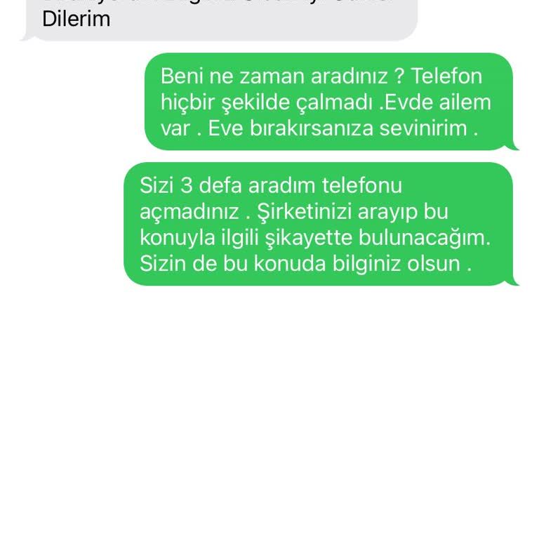 Karabük Sürat Kargo Arayıp Evde Bulamadık Hikayesi