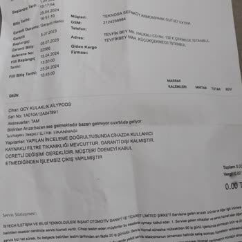 Qcy Kulaklık Filtre Tıkanıklığı