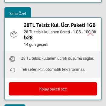 Vodafone Tkü Paketi Aldım Telsiz Kullanım Ücretim Düşmedi