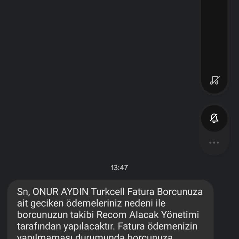 Turkcell Recom Takip Lütfen Sorunu Çözün