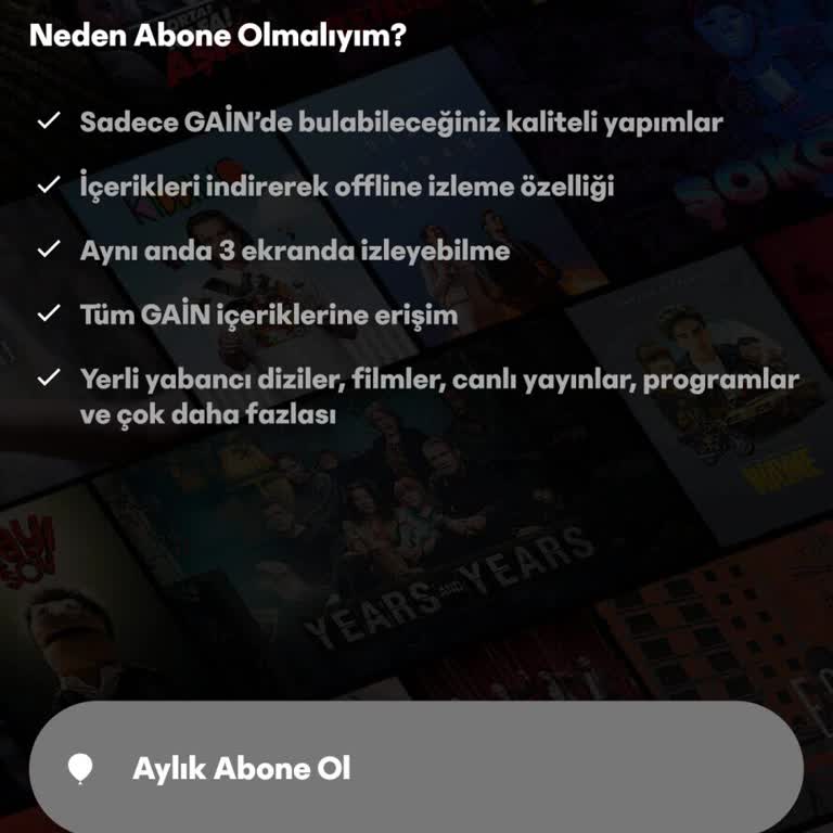 Gain Parasını Verdiğimiz Halde Uygulamayı Açamıyorum