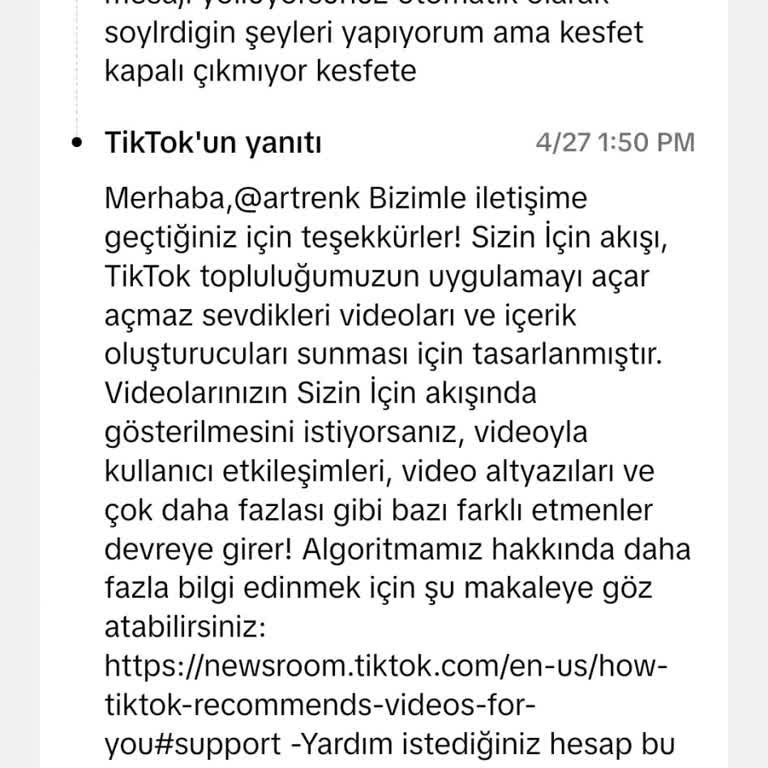 TikTok Keşfetim Yasaklandı Ve Açılmıyor