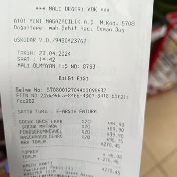 A101 Etiket Fiyatı İle Kasa Fiyat Farkı