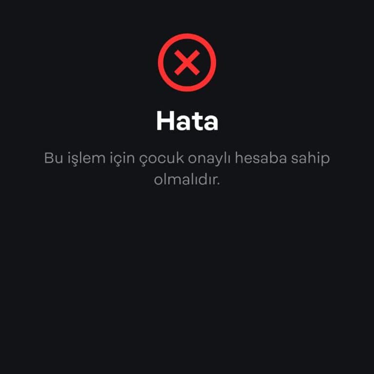Papara Onaylı Hesap Hatası