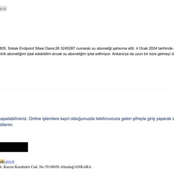 ASKİ Abonelik İptal Etmiyor, Mağduriyet Yaşatıyor