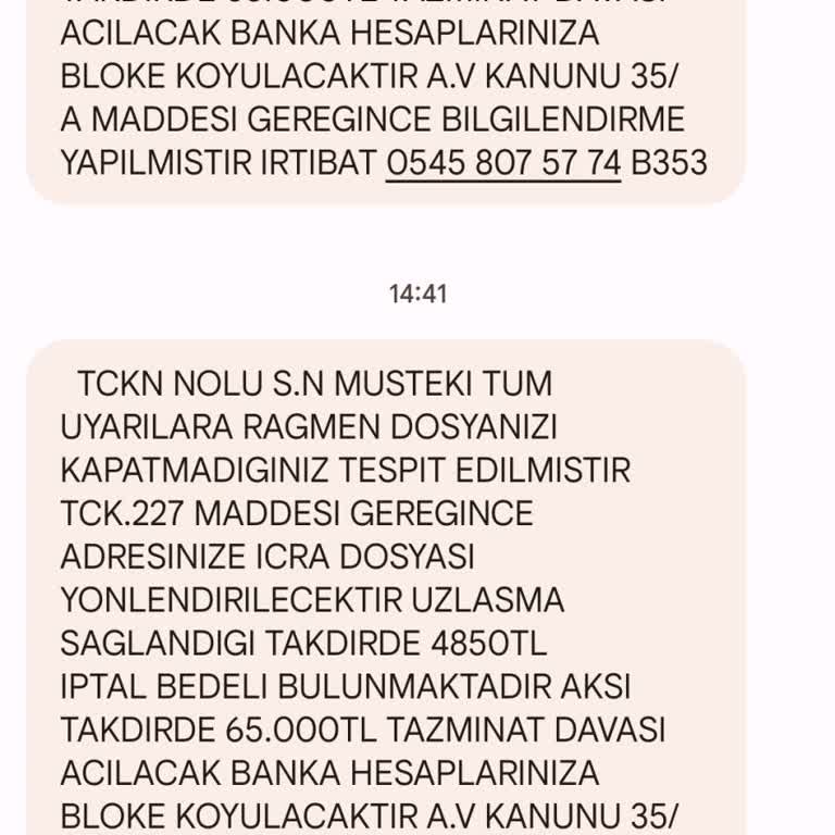 SOYDANSMNLIK (SMS) +905445677024 Bu Numaradan