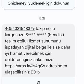 Aras Kargo Teslim Edildiği Mesajı Gelmesine Rağmen Teslim Edilmeyen Kargolarım