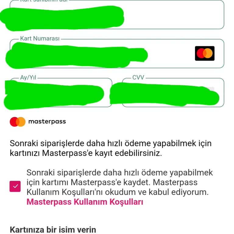 Masterpass Numara Eşleşmemesi Sorunu