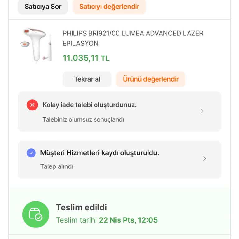 Hepsiburada Satıcısının Yalan Beyanla Müşteriyi Zarar Uğratması