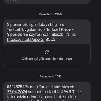 Turkcell Pasaj Siparişimin Teslimi Sağlanamıyor