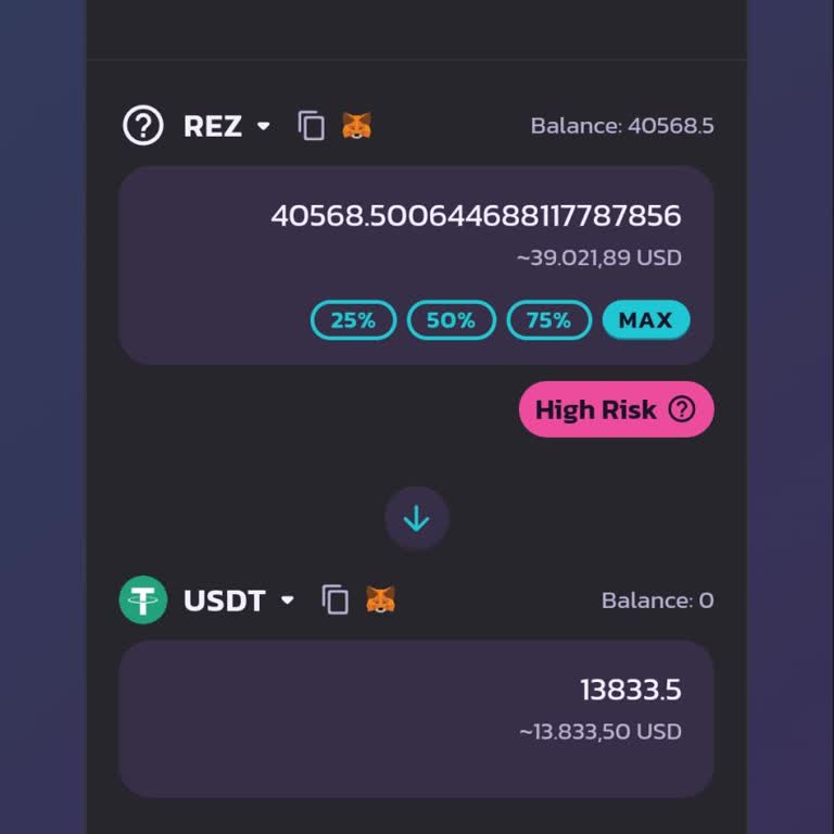 PancakeSwap Rez Coin Zarar