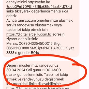 Arçelik Antalya Kepez Teknik Servis