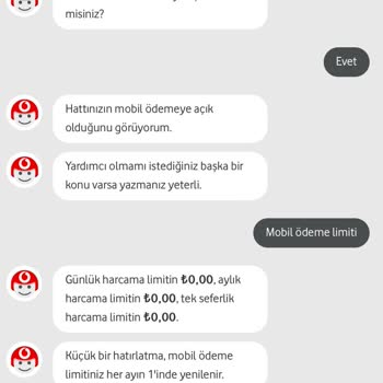 Vodafone Mobil Ödeme Hatası