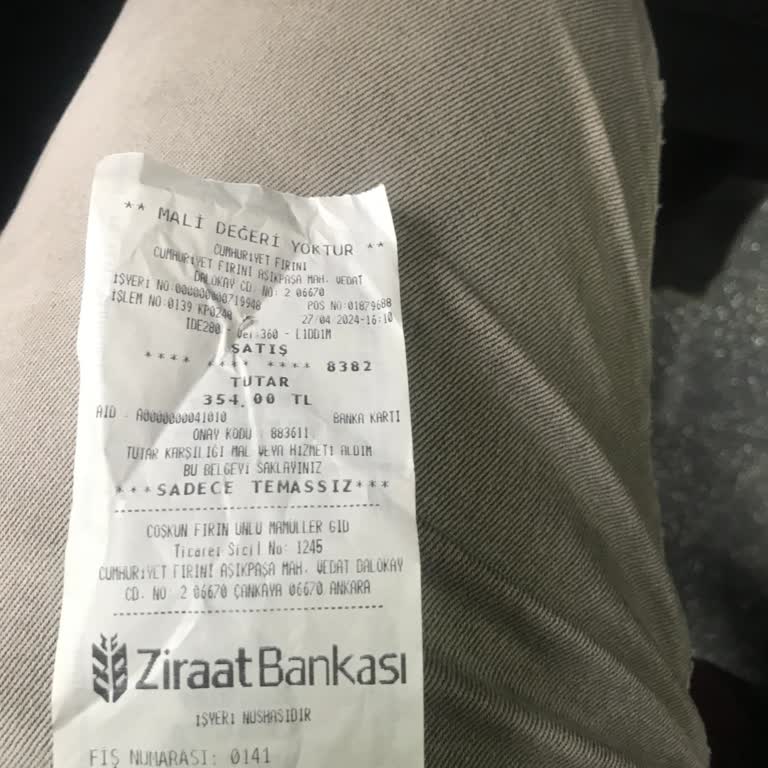 Cumhuriyet Fırını Abidinpaşa Tuzluçayır Cumhuriyet Fırın