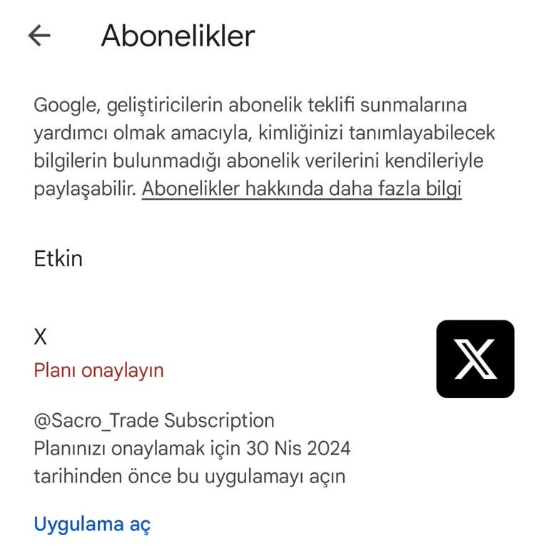 Twitter Planı Onaylama Sorunu