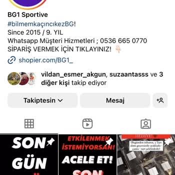 Shopier BG1 Sportive Para İadesi Ve Ürün Değişimi Yapmıyor.