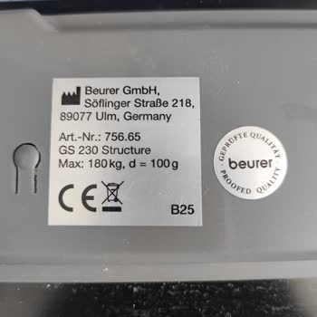 Beurer Baskül Plasti Ayak Yırtılması