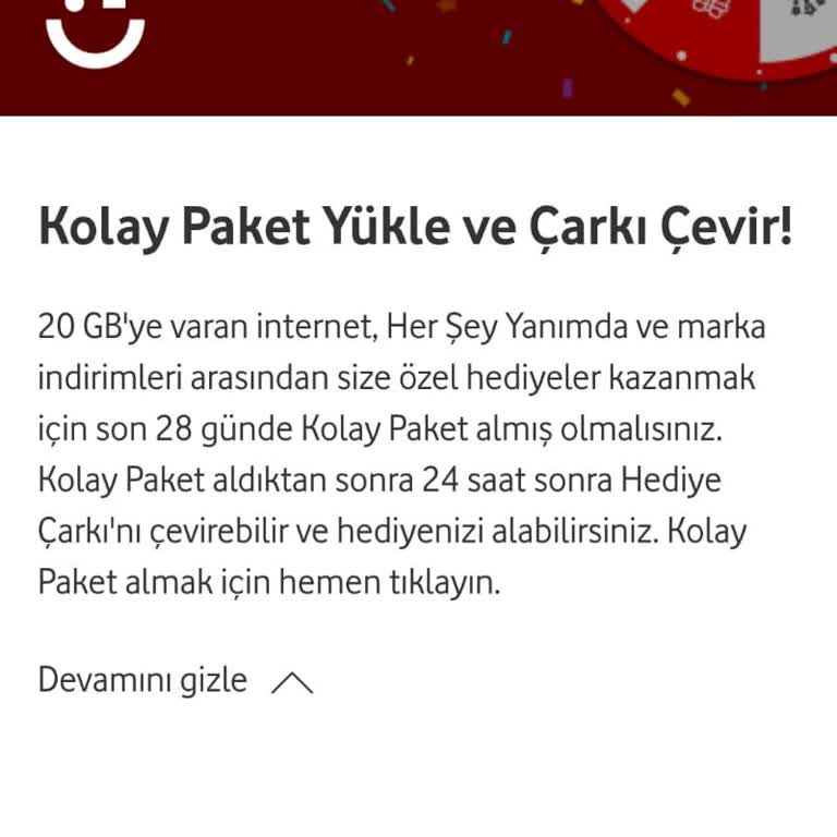 Vodafone Çarkı Çevirmene İzin Vermiyor
