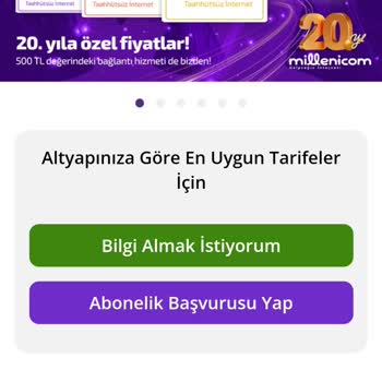 Millenicom Fahiş Fiyat Ve Modem Satmaya Çalışması.