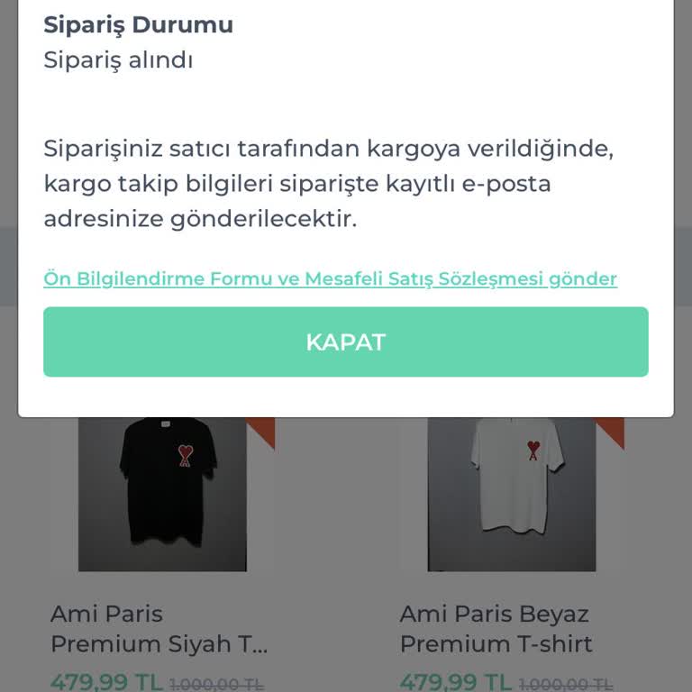 Shopier Kargo Takip Maili Gelmedi