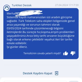 İstanbul'un Göbeğinde 1,5 Haftalık TurkNet İnternet Kesim Saçmalığı