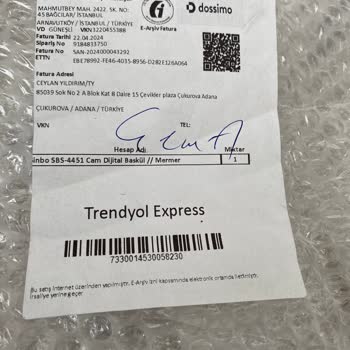 Sinbo Trendyol Dan Aldığım Baskül Arızalı Geldi