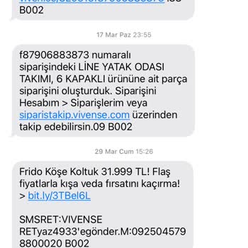 Vivense Gardırop Teslimat Sorunu