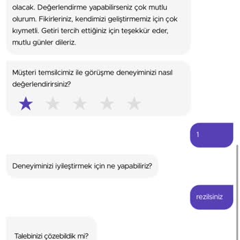 GetirYemek Sipariş İptal Etmeme