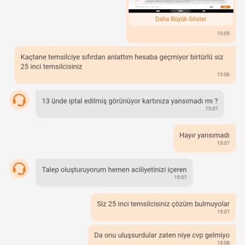 Trendyol Yemek Trendyol Para İadesi Yapmıyor 15 Gündür
