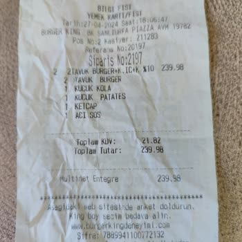 Burger King Personellerin Müşteriye Karşı Tavırları