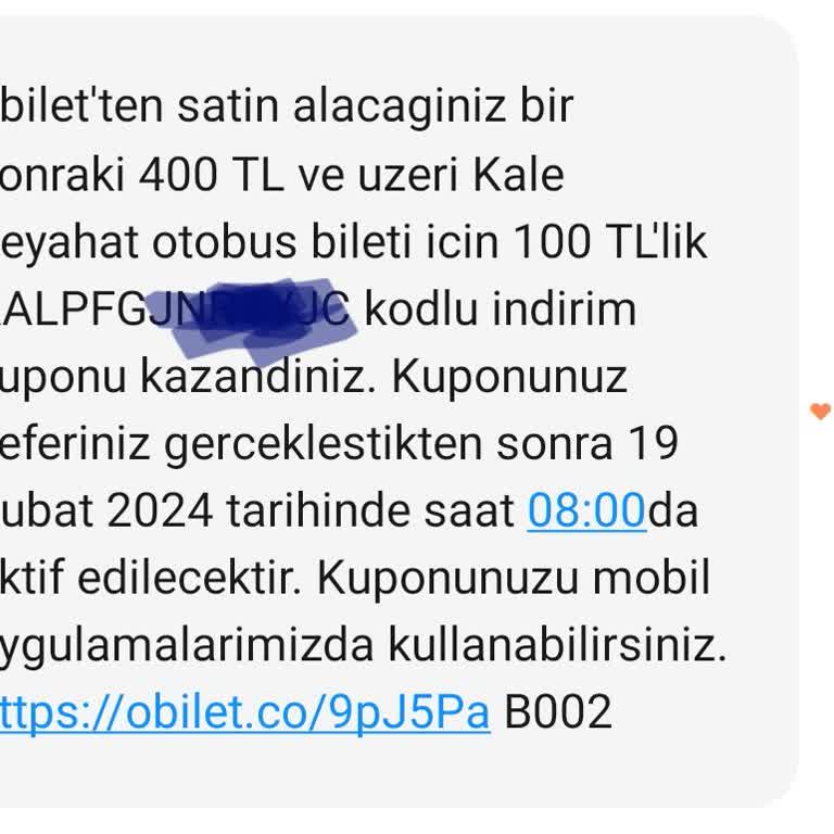 Obilet İndirim Kodu Kullanılmadan Çöp Oldu Kale Seyahat