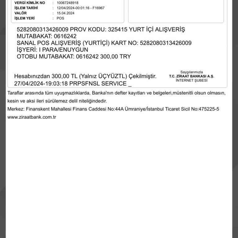 Enuygun Para İade Şikayet