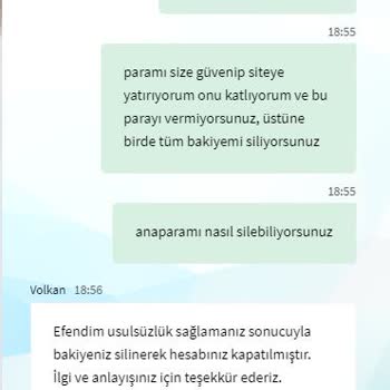 Betist Hesabımdaki 58000 TL Yi Vermiyor.