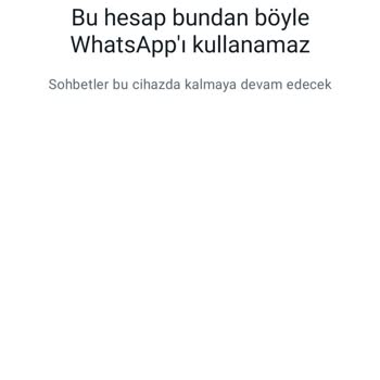 WhatsApp Hesabım Açılmıyor