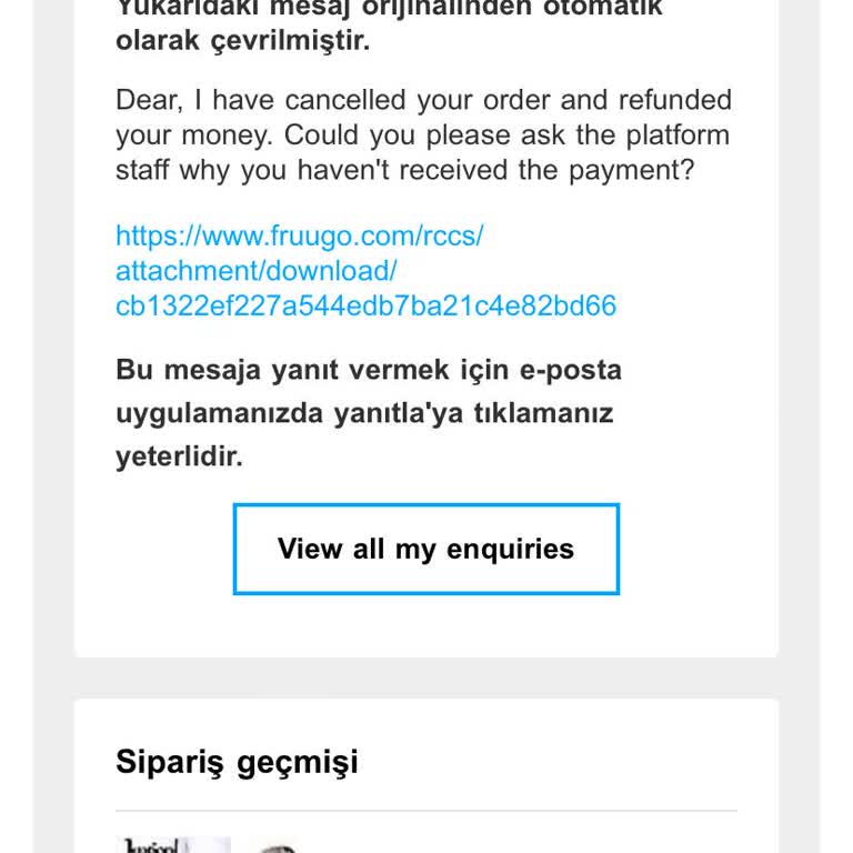 Fruugo Müşteri Hizmetleri Cevap Vermiyor