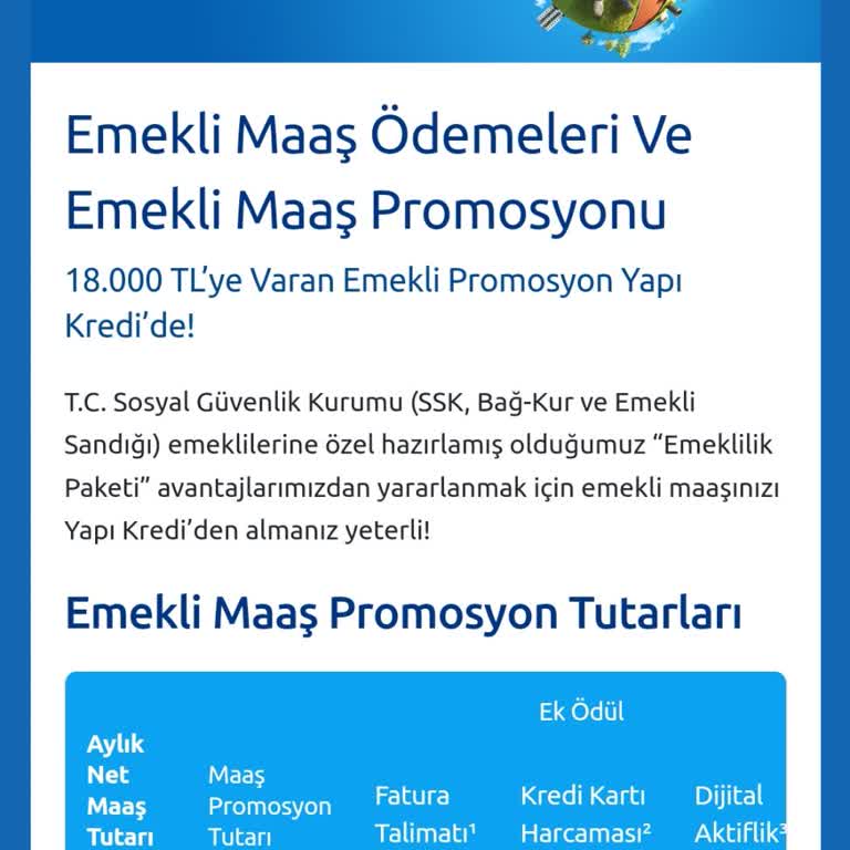 Yapı Kredi Emekli Eski Müşterisine Ek Ödül Vermiyor, Faiz Ödemeyin.