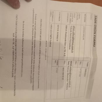 A101 Ürünün Ayıplı Olmasına Rağmen Paramın İade Edilmemesi