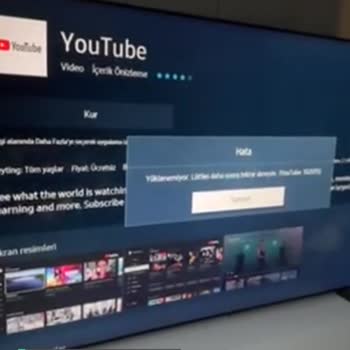 Samsung TV Uygulama Yükleme Hatası