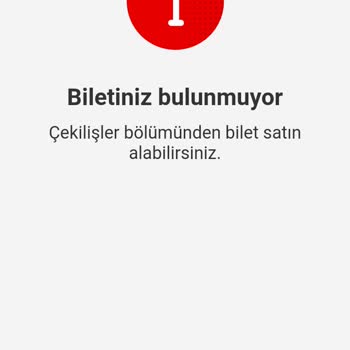 Vodafone Bilet Numaramı Göremiyorum