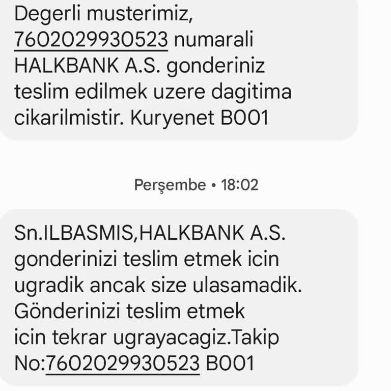 Halkbank Debit Kart Teslimatı Kuryenet Engeli