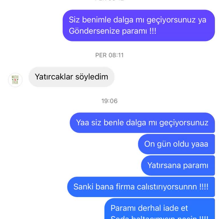 Mutlu__evler__ (Instagram) Mutlu Evler Hüsranı: Sipariş Ve İade Sorunları