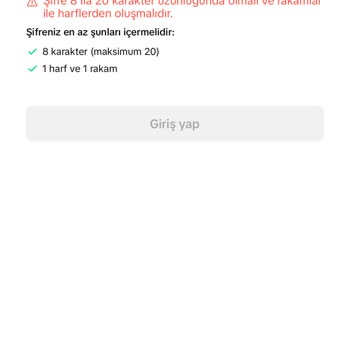 TikTok Hesaba Hata Veriyor Giriş Yapamıyorum