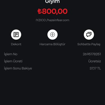 Hazeinfear.com Ürünü Göndermiyor